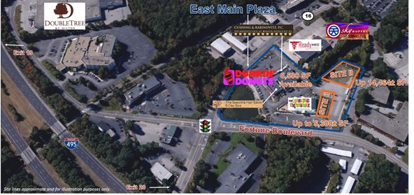 Retail For Lease: 350 E Main St, Milford, MA 01757